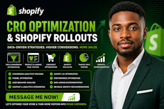 do shopify ab testing, cro optimization and feature rollout strategy setup