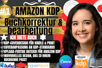 korrekturlesen und lektorat für ihr amazon KDP buch