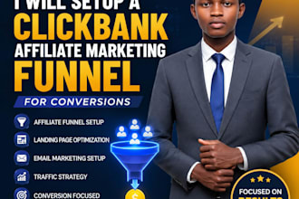 setup a clickbank affiliate marketing funnel for conversions