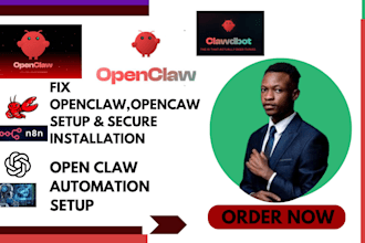 fix open claw, open claw setup and secure installation