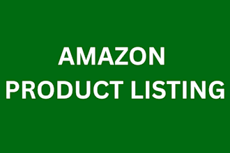 do amazon product listing