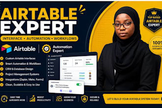 build airtable interface and airtable automation for your business