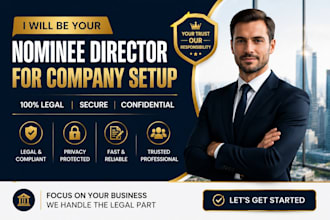be your nominee director for company registration setup