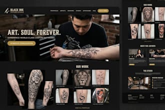 build wix tattoo website wix tattoo studio website barber shop artist website