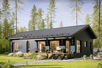 retreat cgi frame house,modular home planning, prefabricated timber construction