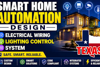 do smart home automation design electrical wiring lighting control system texas