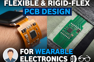 design flexible and rigid flex pcb for wearable electronics