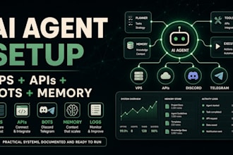 set up ai agents, vps automation, bots and memory