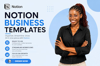 build a notion dashboard, notion template and notion consultation