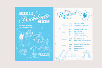 create custom bachelorette designs to bring your vision to life