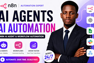 build ai agents, ai automation, n8n ai agent and workflow automation
