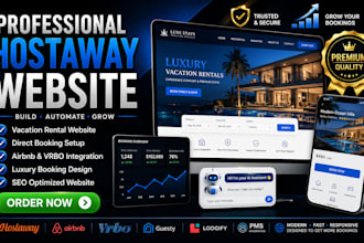 design hostaway website, hostaway, do hostaway integration, direct booking
