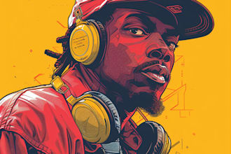design a dope 90s vintage old school bootleg rap tee design