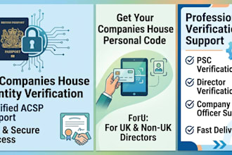 support UK and non UK director verification