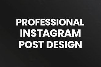 design 5 professional instagram post