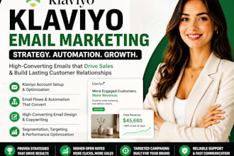 be your klaviyo email marketing manager for shopify growth