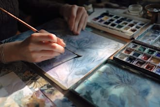 paint original watercolor painting