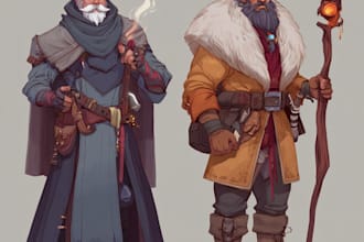 do fantasy character art and fantasy character art