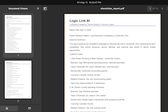 ,ai powered local market competitor analysis report