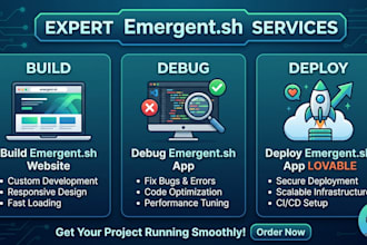 build emergent sh website debug emergent sh app deploy emergent sh app lovable