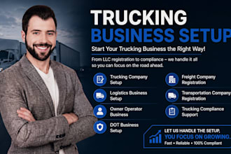 register your trucking, logistics, or transportation llc in USA