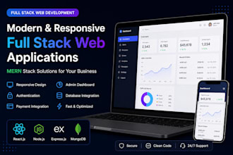 develop modern full stack web apps