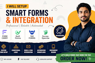 setup form carry quill forms yak forms survey sparrow integration
