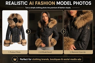 create realistic ai model photos for your clothing brand