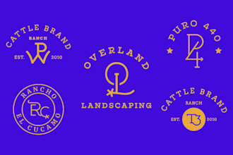do western cattle brand logo design