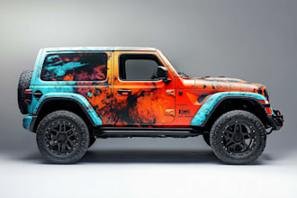 vehicle wrap car wrap van truck wrap design