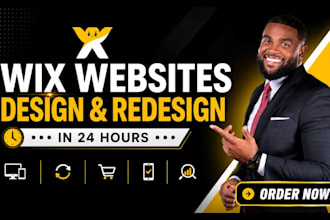 build wix website design, wix redesign, wix website development, wix ecommerce