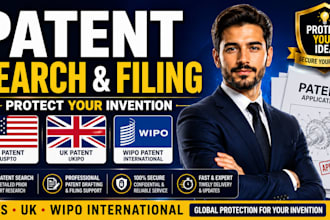 do patent search patent filing and patent registration