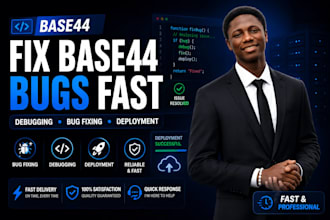 fix bugs fast and professionally