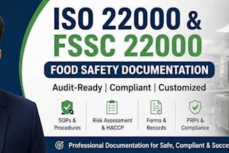 develop iso 22000 and fssc 22000 food safety documentation