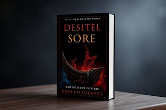 create professional book cover designs with cinematic style