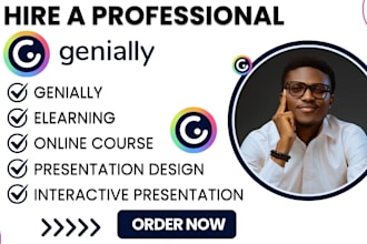 create interactive genially presentations for education and elearning