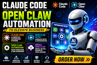 install open claw and setup claude code