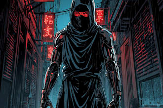 create comic book and custom illustration