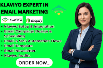 create klaviyo email flows and SMS automation for ecommerce