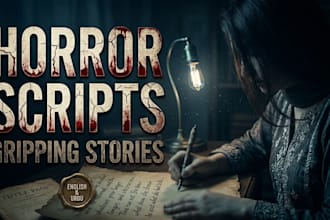 write engaging horror and scary stories for youtube