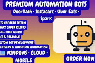 do instacart bot doordash bot spark driver bot amazon driver bot uber bot spark