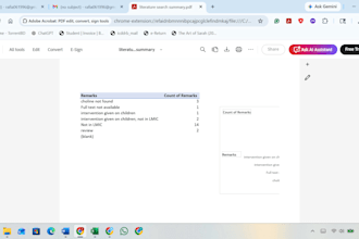 conduct a scientific literature search and review