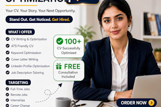 create professional ats friendly resume and CV design