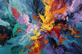 paint digital professional abstract art