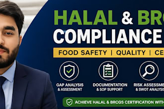 help you achieve halal, brcgs and food safety compliance certification