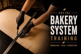 teach bakery online for cafe and bakery business