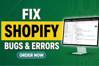 fix shopify error shopify bug issue shopify developer fix shopify theme expert