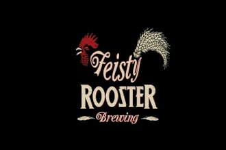 make fun unconventional logo for a beer brewing enthusiast