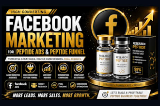 do facebook marketing for peptide ads peptide funnel