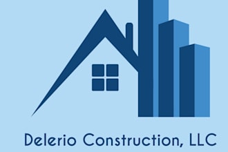 design construction, builder, and architecture logo